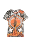 BALMAIN KIDS GEOMETRIC PRINT T-SHIRT,11313185