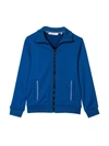 Givenchy Logo Zipped Long-sleeve Sweatshirt In F Blu