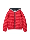HERNO RED TEEN PADDED JACKET,11328516