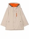 BRUNELLO CUCINELLI SOFT BEIGE, ORANGE AND GREY COAT,11360047