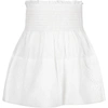 CHLOÉ WHITE GIRL SKIRT WITH LOGO,11362068