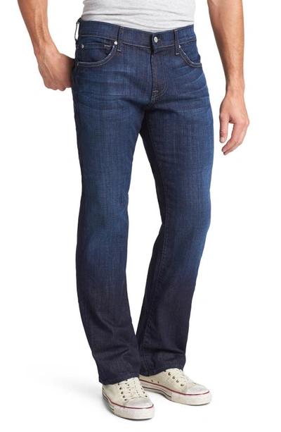 7 For All Mankind Austyn Relaxed Straight Leg Jeans In Los Angeles Dark