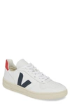 Veja V-10 Lace-up Sneakers In Extra White Leather