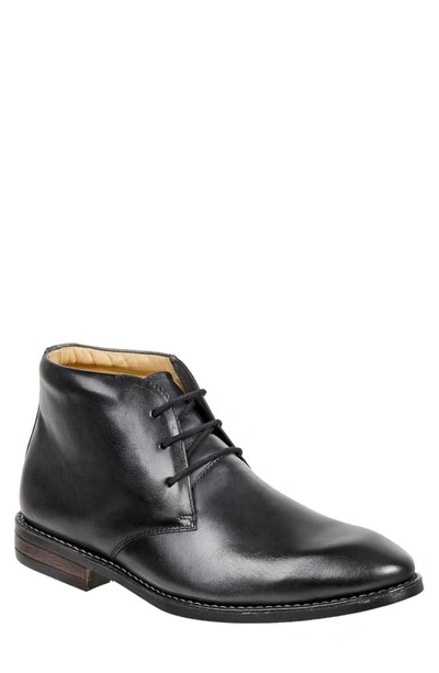 Sandro Moscoloni Men's Plain Toe Lace Chukka Boot Men's Shoes In Charcoal