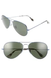 Ray Ban Men's Original Aviator Sunglasses In Sand Transparent Grey