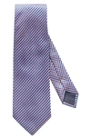 Eton Micro Circle Silk Tie, Pink/blue In Pink