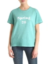 SEE BY CHLOÉ DAINTY BLUE T-SHIRT WITH LOGO