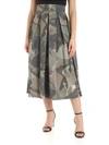 DEPARTMENT 5 MIDI SKIRT IN SHADES OF GREEN,D20A93 F2015 377