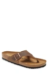 Birkenstock Buckle Detail Sandals In Tobacco