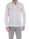 PS BY PAUL SMITH PAPER PLANES PRINT SHIRT IN WHITE