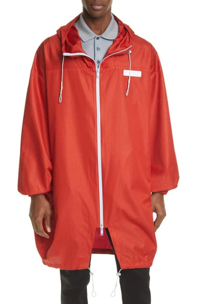 Givenchy Oversized Fit Parka Jacket For Men In Red