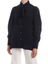 DEPARTMENT 5 LOOSE FIT LADY CREPE SHIRT IN BLACK,D20C57 F2021 999