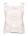 Alberta Ferretti Tops In Light Pink