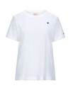 Champion T-shirts In White