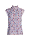 A.L.C Foley High-Neck Floral Top