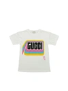 GUCCI PRINT T-SHIRT IN WHITE,547865 XJB4Z 9061