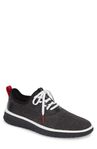 Cole Haan Generation Zerogrand Stitchlite Sneaker In Black/ Gray/ Barbados