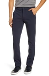Paige Transcend Stafford Slim Fit Knit Pants In Deep Anchor
