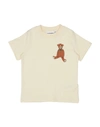 Mini Rodini T-shirts In Light Yellow