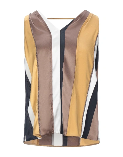 Brunello Cucinelli Tops In Yellow