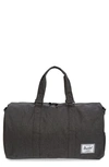 Herschel Supply Co Duffle Bag In Black Crosshatch