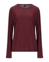Aspesi T-shirts In Maroon