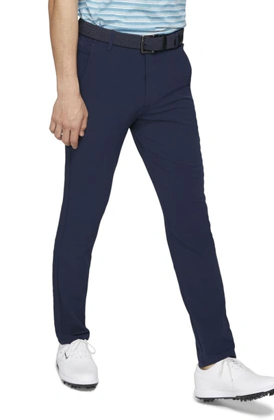 Nike Vapor Slim-fit Flex Dri-fit Golf Trousers In Blue