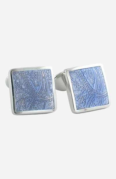 DAVID DONAHUE STERLING SILVER CUFF LINKS,CL029802