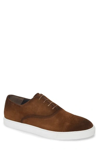 To Boot New York Men's Eugene Suede Oxford Trainers In Softy Aero Brown