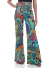 ALBERTA FERRETTI ALBERTA FERRETTI MULTICOLOR PRINT FLARED PANTS