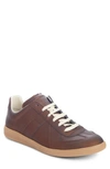 Maison Margiela Replica Low Top Sneaker In Dark Brown