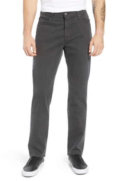 Ag Everett Sud Slim Straight Fit Pants In Dark Rock