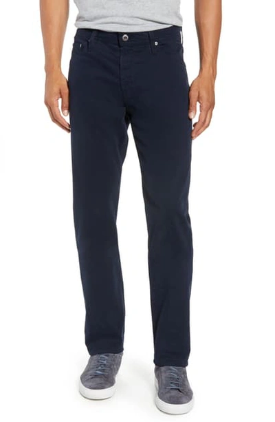 Ag Everett Sud Slim Straight Fit Pants In Blue Vault