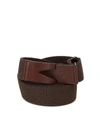 TOD'S TOD'S GRECA BELT IN BROWN