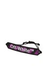 OFF-WHITE LOGO ADJUSTABLE BRACELET IN VIOLET