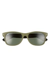 Ray Ban 'new Wayfarer' 55mm Sunglasses In Military Green/ Green