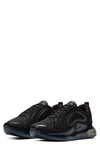 Nike Air Max 720 Sneaker In Black/ Anthracite