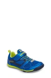 Tsukihoshi Mako Washable Sneaker In Blue/ Lime