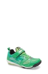 Tsukihoshi Kids' Mako Washable Sneaker In Green/ Lime