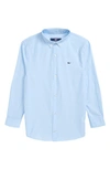 Vineyard Vines Boys' Cotton Oxford Whale Shirt - Little Kid, Big Kid In Ocean Breeze