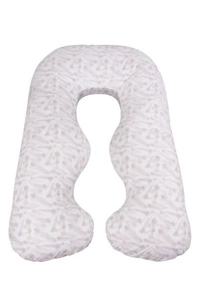 Leachco Back 'n Belly® Chic Contoured Pregnancy Support Pillow In Drift