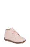 Footmates Baby's Tina Leather Booties In Pink