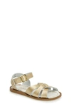 Salt Water Sandals By Hoy Kids' Original Sandal In Gold