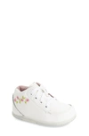 Stride Rite 'emilia' Leather Boot In White