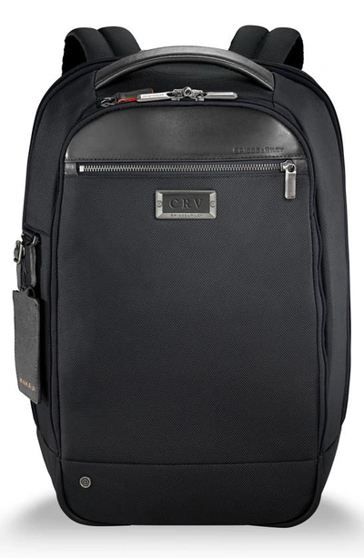 Briggs & Riley @work Medium Slim Backpack In Black