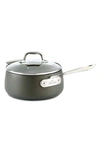 ALL-CLAD HA1 HARD ANODIZED 3.5-QUART NONSTICK SAUCEPAN WITH LID,E1009064