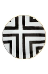 Christian Lacroix Sol Y Sombra Dinner Plate In White