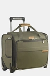 Briggs & Riley Baseline 16-inch Rolling Cabin Bag In Olive