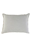 Pom Pom At Home Blake Big Linen Accent Pillow In Cream Grey