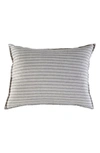 Pom Pom At Home Blake Big Linen Accent Pillow In Flax Midnight